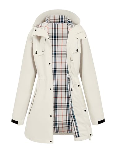 40% Off PITINAN Women's Waterproof Hooded Raincoat & Windbreaker