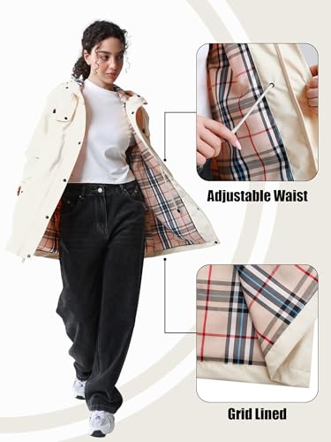 40% Off PITINAN Women's Waterproof Hooded Raincoat & Windbreaker - Image 3