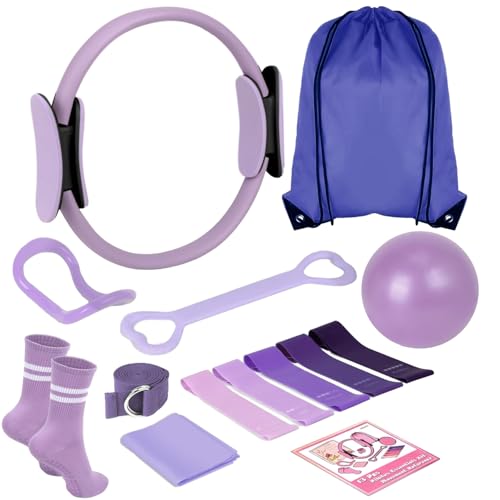 Pilates Kit for Women: 12-Piece Home Workout Equipment Set