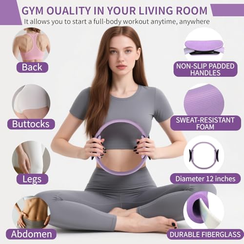 Pilates Kit for Women: 12-Piece Home Workout Equipment Set - Image 2