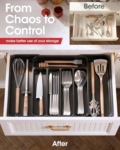 Save 39% on Aujen Expandable Kitchen Drawer Organizer - Image 2