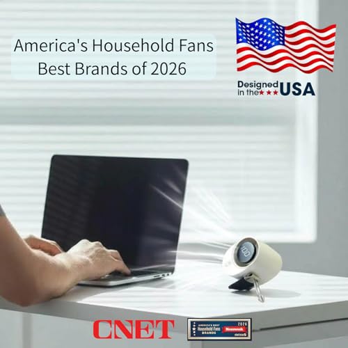 35% Off CHICWAY Portable Clip Fan with LED & 20H Battery - Image 4