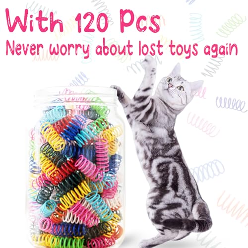30% Off 120-Pack Cat Spring Toys with Code 2RDGOU3L - Image 3