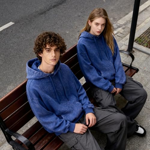 50% Off Vintage Acid Wash Hoodie for Men & Women - Image 4