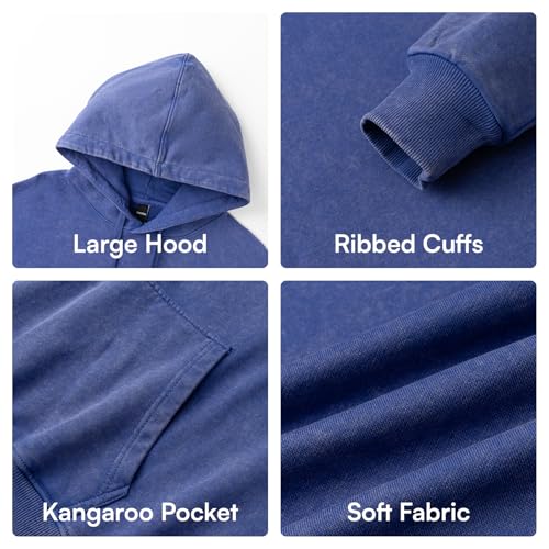 50% Off Vintage Acid Wash Hoodie for Men & Women - Image 6