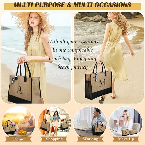 64% Off YOOLIFE Personalized Tote & Makeup Bag Set - Image 6