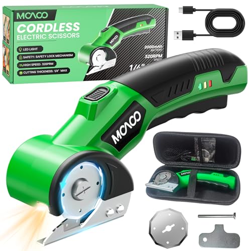 Save 40% on MOAOO Cordless Electric Scissors with Code - Image 1