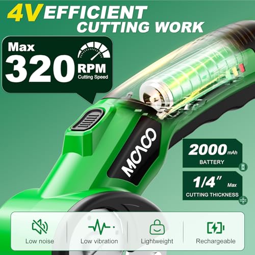 Save 40% on MOAOO Cordless Electric Scissors with Code - Image 3