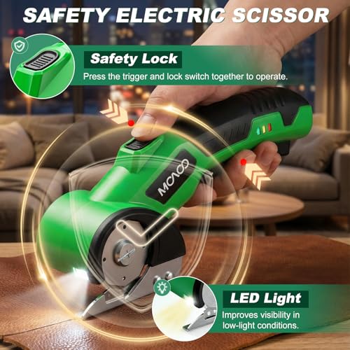 Save 40% on MOAOO Cordless Electric Scissors with Code - Image 4