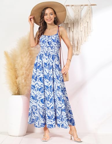 50% Off GRACE KARIN Floral Maxi Dress with Pockets - Image 3