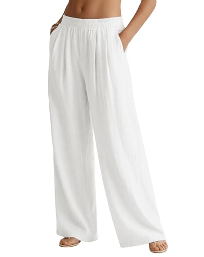 50% Off JEKAOYI Women's Linen Palazzo Pants with Code - Image 1