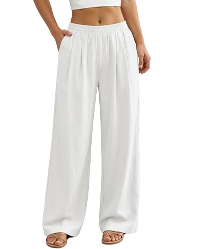 50% Off JEKAOYI Women's Linen Palazzo Pants with Code - Image 2