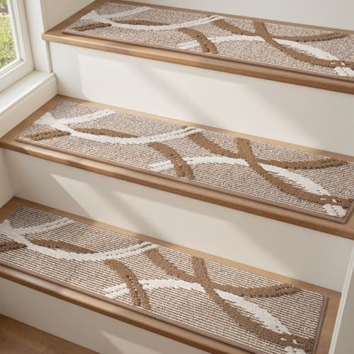 50% Off PADOOR Non-Slip Stair Treads - 15-Pack Safety Carpet - Image 1