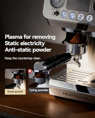 50% Off HERTELLA Espresso Machine with Burr Grinder - Image 4