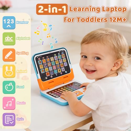 50% Off Learning Laptop Toy for Toddlers Ages 1-3 - Image 2