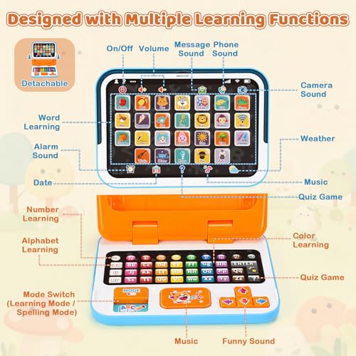 50% Off Learning Laptop Toy for Toddlers Ages 1-3 - Image 3