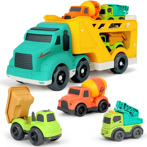 50% Off Toddler Construction Truck Toys Set for 3-4 Year Olds - Image 1