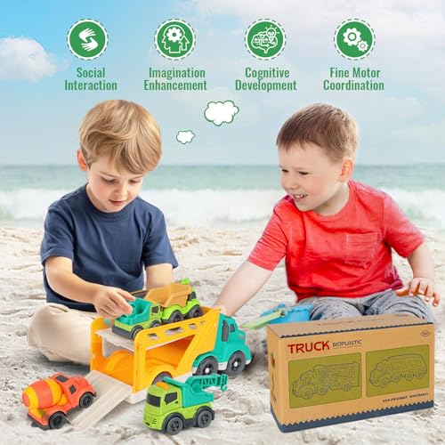 50% Off Toddler Construction Truck Toys Set for 3-4 Year Olds - Image 2