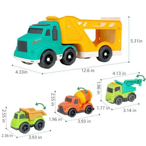 50% Off Toddler Construction Truck Toys Set for 3-4 Year Olds - Image 5