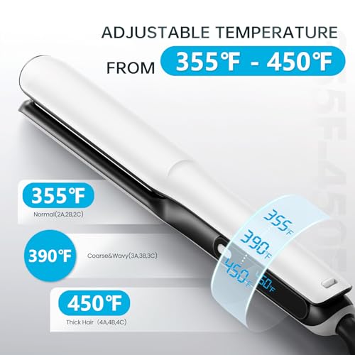 50% Off Niomuis 2-in-1 Hair Straightener & Curler with Cool Air Fan - Image 2