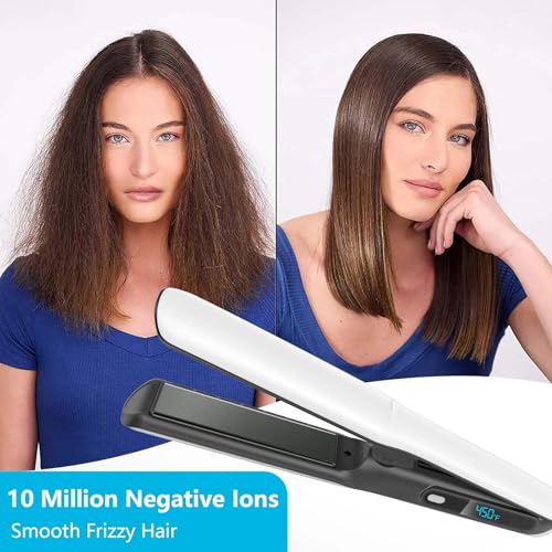 50% Off Niomuis 2-in-1 Hair Straightener & Curler with Cool Air Fan - Image 5