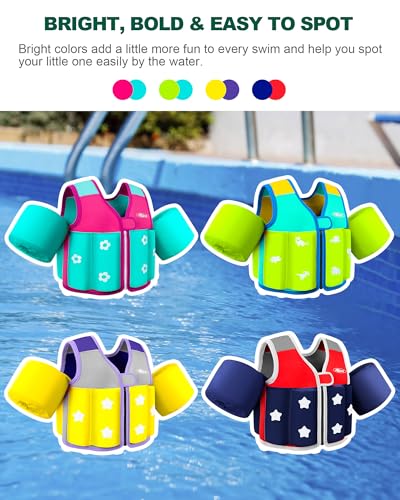 40% Off AEOCOO Toddler Swim Vest with Floaties - Image 7