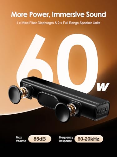 63% Off Rythflo 60W Bluetooth Sound Bar with Flame Lights - Image 2