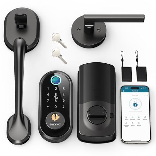 50% Off SMONET Smart Fingerprint Door Lock with App Control