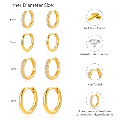 29% Off Maxcate Hypoallergenic Gold Hoop Earrings for Women - Image 3