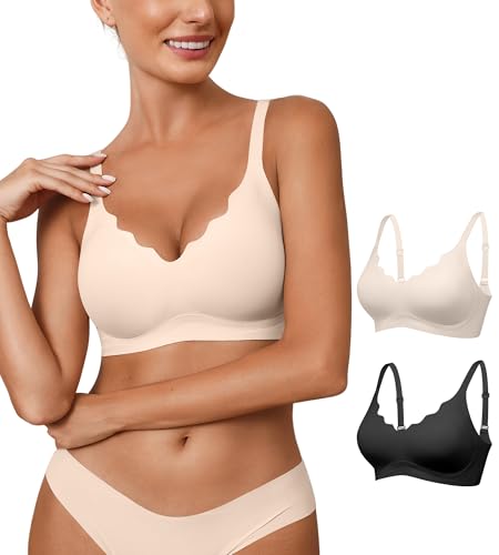 50% Off DEANGELMON Wireless Push-Up Bras for Women