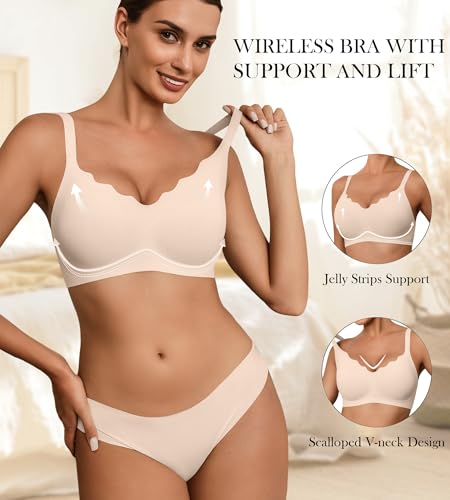 50% Off DEANGELMON Wireless Push-Up Bras for Women - Image 2