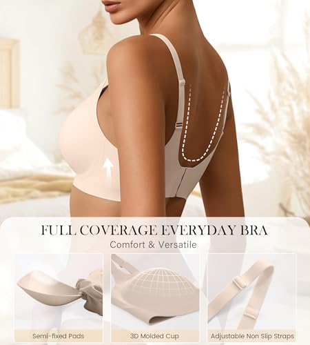 50% Off DEANGELMON Wireless Push-Up Bras for Women - Image 3