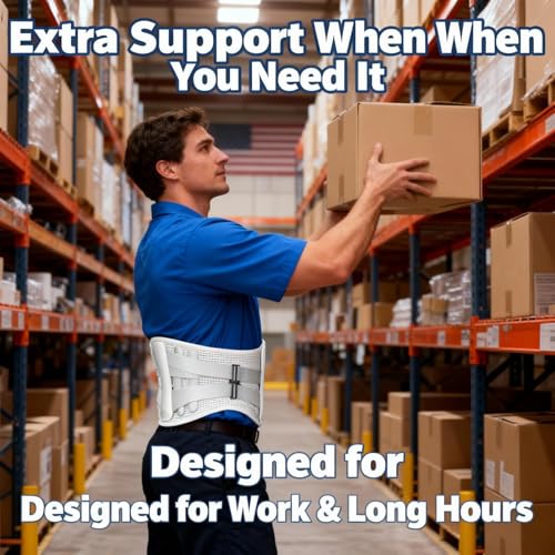 Save 33% on Adjustable Lower Back Support Brace with 5 Steel Stays - Image 3