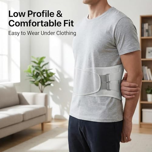 Save 33% on Adjustable Lower Back Support Brace with 5 Steel Stays - Image 4