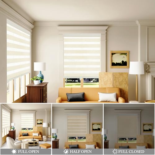 50% Off GHV Cordless Zebra Blinds for Windows - Image 4