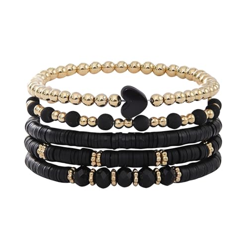 50% Off Alegend Gold Plated Stackable Bracelets Set
