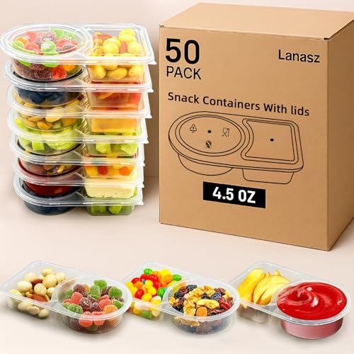 38% Off 50-Pack Reusable Snack Containers with Lids - Image 1