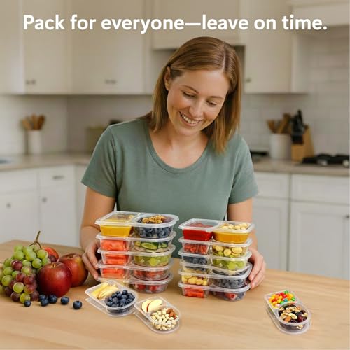 38% Off 50-Pack Reusable Snack Containers with Lids - Image 5
