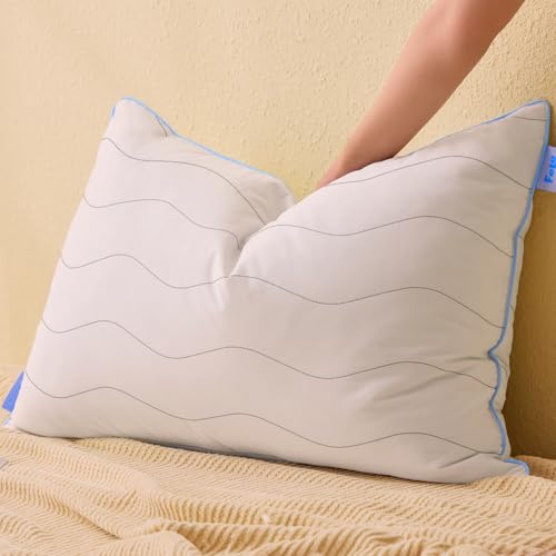 50% Off felo Queen Feather Down Pillow for Pain Relief - Image 1