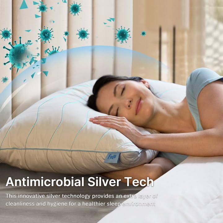 50% Off felo Queen Feather Down Pillow for Pain Relief - Image 5