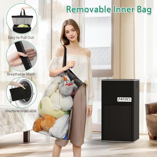 50% Off ZATOCL 110L Laundry Hamper with Removable Bag - Image 3