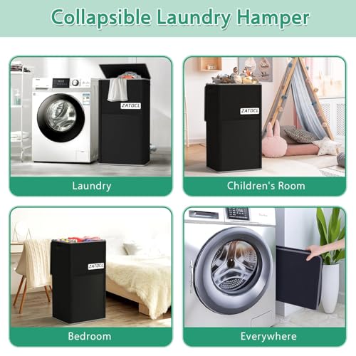 50% Off ZATOCL 110L Laundry Hamper with Removable Bag - Image 5