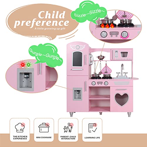 62% Off LED Kids Kitchen Playset with Sound & Lights - Image 4
