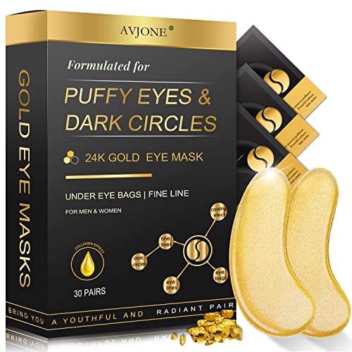 Save 30% on AVJONE 24K Gold Under Eye Patches (30 Pairs) - Image 1