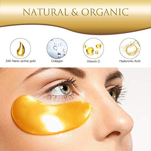 Save 30% on AVJONE 24K Gold Under Eye Patches (30 Pairs) - Image 3