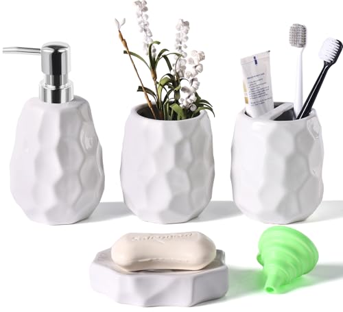 35% Off Ceramic Bathroom Organizer Set with Code - Image 1