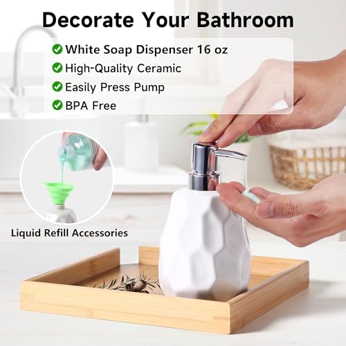 35% Off Ceramic Bathroom Organizer Set with Code - Image 4