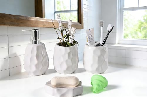 35% Off Ceramic Bathroom Organizer Set with Code - Image 5