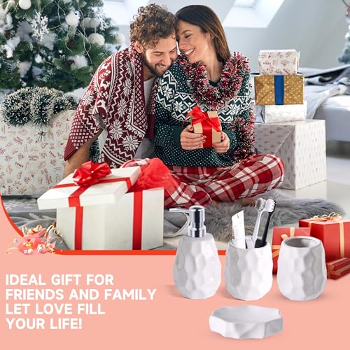 35% Off Ceramic Bathroom Organizer Set with Code - Image 6