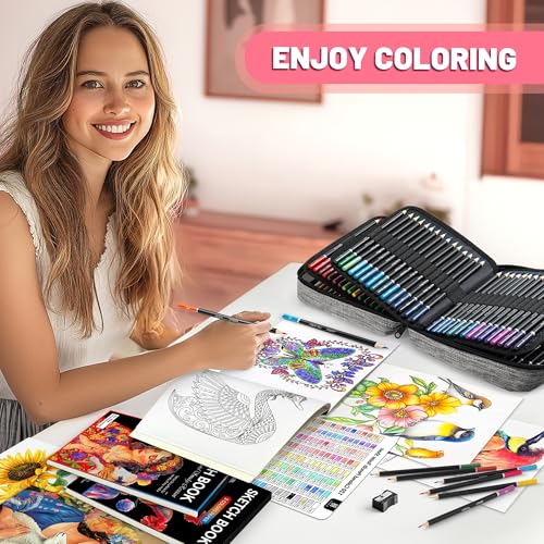 50% Off VigorFun 136-Piece Colored Pencil Art Set - Image 7